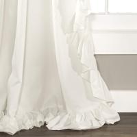 Cortinas de Estilo Princesa Nórdica con Flecos Decorativas en Color Sólido para Sala de Estar Dormitorio Material de Poliéster 100% Tema Romántico Cortinas Lavables de Largo 260cm y Más - details 17