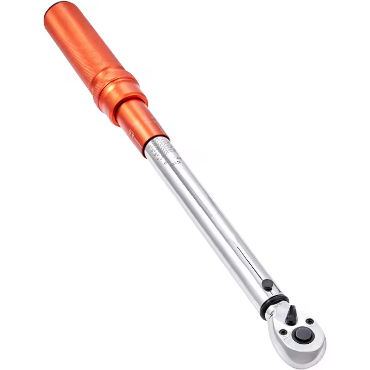 SucceBuy Llave dinamométrica de clic de 3/8 pulgadas, 10-80 ft.lb / 14-110 Nm, juego de llave dinamométrica ajustable de doble dirección con escalas de doble rango, kit de llave dinamométrica mecánica con adaptadores y varilla de extensión - 1