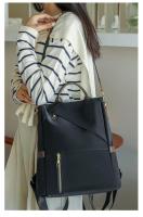 Mochila de nylon con mango suave de color sólido, grande, cinturón de cojín de aire - details 23