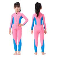 Traje de Neopreno para Niños Traje de Baño Dividido de 2,5mm con Mangas Largas Térmicas, Protección Solar, Surf, Traje de Medusas de Esnórquel - details 9
