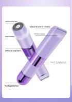 Afeitadora eléctrica, partes privadas de las axilas de las mujeres, vello de las piernas, tijeras para el vello corporal, raspador de doble punta, removedor de vello dos en uno, seguro e indoloro, adecuado para todo el cuerpo - details 0