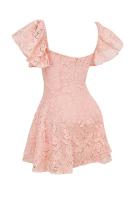 Vestido femenino elegante con cuello en V, pequeño, fresco, estilo de niña, vitalidad dulce, romántico, verano 2025 - details 6