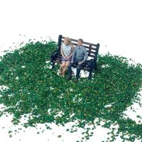 Hoja estática en miniatura para hacer paisajes, juego de guerra para jardín de hadas, mesa de arena, diseño de minihojas, 35ml por bolsa - details 5