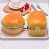 Fiambrera hamburgas, Tupper para niños, colegio, con 3 Compartimentos y Cubiertos,Apta para Microondas - details 11