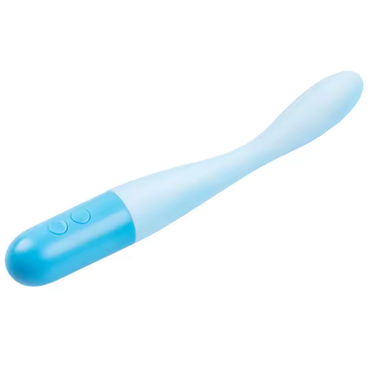 Juguetes sexuales, vibrador delgado, mujer fuerte poder masaje palo helado serie masturbador femenino - 1