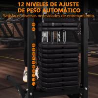 Máquina de Musculación Multiestación Musculación,Maquina Multifuncion Musculacion para Estación de dominadas con Pesas,Maquina Gimnasio para Fitness Gimnasio en Casa, Ejercitar Parte Superior Cuerpo - details 5