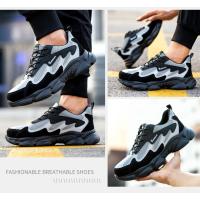 Zapatos de Seguridad para Hombres Zapatillas de Trabajo a Prueba de Perforaciones con Punta de Acero Indestructibles Moda Protección Seguridad - details 9