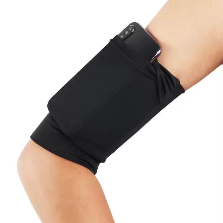 Brazaletes de teléfono móvil de terileno, soporte Universal antideslizante para teléfono móvil, bolsa ligera portátil para brazalete de teléfono móvil - 1