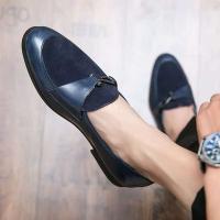 2025 Nuevo producto Fiesta italiana sin corbata Cordón de cuero de gamuza Oxford Moda Zapatos de hombre Oficina de negocios al aire libre - details 7