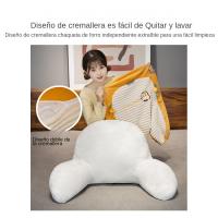 Cojín de noche suave cojín trasero grande almohada sofá cama dormitorio de lectura largo sentado cintura soporte artefacto - details 7