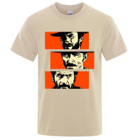 Camiseta con Estampado de el Bueno el Feo y el Malo para Hombre, Prenda de Algodón, Escote Redondo, Película de Vaqueros, Tuco, Ojos de Ángel, Rubio, Ropa de Alta Calidad - details 9