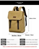Retro, mochila, mochila para estudiantes masculinos, bolsa para com****dora, bolsa de viaje de gran capacidad, masculina. - details 38