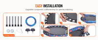 SucceBuy Trampolín para niños de 36 pulgadas, trampolín para interiores y exteriores de 3 pies, mini trampolín plegable con asa, trampolín de rebote - details 4