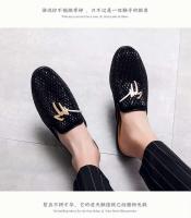 2020 Driver Casual Loafer Zapatos individuales Lino Encaje Casual + Zapatos para hombre - details 15