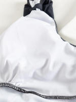 Bikini estampado con cuello en V para mujer, traje de baño de dos piezas, Tankini, ropa de playa de verano - details 6