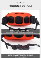 Bolsa de Cintura Ligera y Transpirable MJMOTO Impermeable, Ajustable, Multipoliza, Resistente al Desgaste, Capacidad Grande, Reflectante Nocturno Ideal para Viajes, Senderismo, Caza, Pesca, Montaña, Campamento - details 8