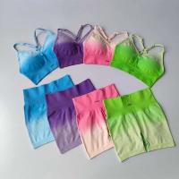 Conjunto de ejercicio de espalda degenerativa para mujer, sujetador deportivo para correr, ropa ajustada, Tre de 2 UDS, pantalones, contraste, yoga, Fierss, - details 18