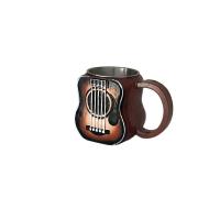 Taza de café con instrumento Musical de resina, diseño de guitarra, taza de café en forma de guitarra hecha a mano, taza de agua duradera para el hogar y la cocina - details 2