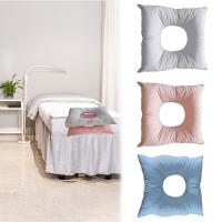1 almohada cuadrada para spa, cojín de terapia de masaje sin perfume para salón de belleza, funda de almohada para tratamiento facial, no necesita electricidad ni batería - details 0