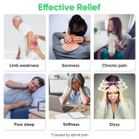 Mini masajeador de pulso, masajeador eléctrico portátil para cuello, vértebra Cervical, con Control remoto - details 3