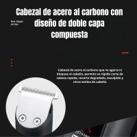 Juego de cortapelos profesional y recortadora MS-806 recortadora todo en uno, Kit 8 en 1 para afeitado masculino, recorte de barba, corte de pelo, nariz, orejas y más, con lámina ultraafilada, estuche, recargable - details 3