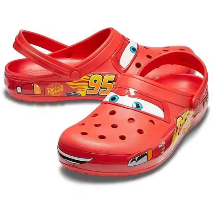 Zapatos clásicos de Rayo McQueen para hombre y mujer, adecuados para lugares informales, sandalias de playa, zapatillas - 1