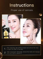 Mascarilla Facial de Ácido Hialurónico, paquete de 10 unidades, Oro y Frutas (28ml), Cosmética Coreana, Vegana, cuidado de la piel - details 9