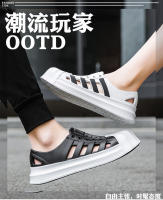 Agujero zapatos pareja ocio al aire libre versión coreana playa transpirable antideslizante suela suave hueco sandalias lluviosas - details 1