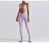 Kailuoka-mallas de entrenamiento para mujer, Leggings deportivos de cintura alta con realce, pantalones de Yoga con cintura elástica - details 9