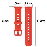 Correa de reloj compatible con 3 correas deportivas, sitio web oficial 1:1, pulsera de silicona para reloj inteligente, accesorios huawei fit3 - details 22