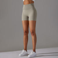 Hamidou pantalones cortos de Yoga para mujer, Shorts de Fitness para correr, ciclismo, transpirables, cintura alta, entrenamiento, gimnasio, Verano - details 41