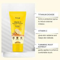 Crema de protección solar con vitamina C SPF 50+, protección UV, antioxidante, bloqueador solar, ligero, Corea, para todo tipo de piel - details 8