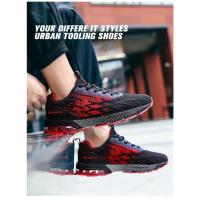 Zapatos deportivos de malla transpirable para correr con absorción de impactos para hombres - details 12
