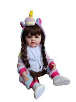 BZDOLL-Muñeca Reborn realista de silicona suave, juguete de cuerpo completo, casa de juegos, regalo de cumpleaños encantador para niña, 55 CM, 22 pulgadas - details 3