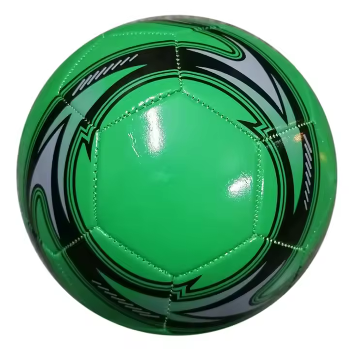 Balón de fútbol profesional de PVC, Balón de entrenamiento de fútbol oficial, competición al aire libre, color verde, tamaño 5 - 1