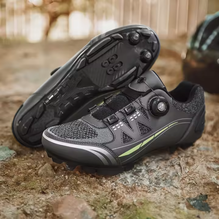 Zapatos de Bicicleta MTB para Hombres Zapatillas de Montaña Claras de Velocidad para Ciclismo y Senderismo al Aire Libre - 1