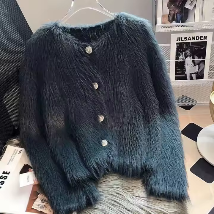 Suéter informal de moda de punto coreano elegante para mujer en otoño - 1
