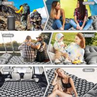 Almohada de Camping Doble Inflable, Gruesa, Impermeable, Integrada en Bombilla, Para Dos Personas - details 6