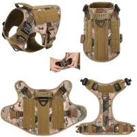 Correa para perros grandes, chaleco de entrenamiento para caminar, arnés y collar para perros de todas las razas, pastor alemán Malinois - details 19