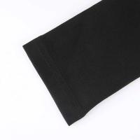Mono de manga larga con cuello medio alto para mujer, hombros descubiertos, color sólido, moda de alta gama - details 14