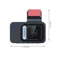 Grabadora de conducción DVR para coche, de 3 pulgadas pantalla IPS, HD, WIFI, frontal y trasero, doble lente - details 1