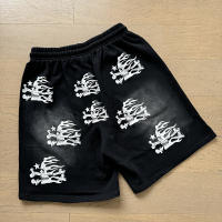 Pantalones Cortos de Baloncesto con Logo Impreso Secado Rápido Puro Algodón - details 12