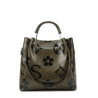 Bolso de mano Bolso nuevo de mujer Bolso de hombro en relieve de moda de alta gama Bolso de cubo de gran capacidad para niños y madres - details 19