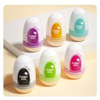 Masturbador masculino portátil, huevo suave y Flexible, juguete sexual Anal con textura realista para masturbación masculina - details 1