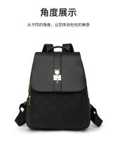 Mochila de cuero de textura avanzada para mujer, novedad de 2025, estilo coreano, mochila de viaje pequeña a juego para mujer - details 8