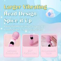 Leten Jissbon varita mágica grande para mujeres masajeador de punto G penetración consolador para clítoris vibrador juguetes sexuales para adultos - details 2