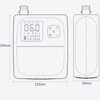Bomba de aire inteligente de alta presión de 25 PSI funciona con batería recargable inflado y desinflado inteligente de doble etapa bomba de aire de apagado automático para tablas de remo cometa de surf tienda de campaña colchón - details 0