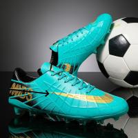 Botas de fútbol de alta calidad para hombre, zapatos de fútbol FG/TF, tacos de entrenamiento antideslizantes de hierba, zapatillas de fútbol, ​​calzado deportivo Unisex - details 1