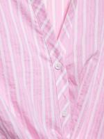 Vestido de rayas con cuello en V para mujeres europeas y americanas - details 4