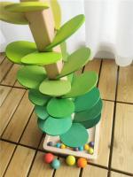 Arcoíris de alta calidad para niños, juguetes educativos con música que suena, montaje de pétalos de madera y bolas de canicas - details 4